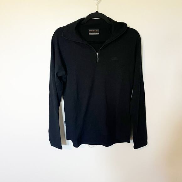 Icebreaker bodyfit 260 merino wool 1/4 zip pullover women’s large - Picture 1 of 9